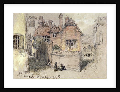 The Angel Inn, Midhurst by Sir John Gilbert