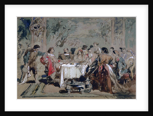 Banquet at Lucentio's house by Sir John Gilbert