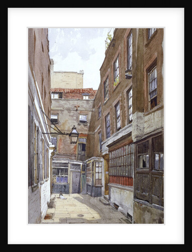 View of Apollo Court, Fleet Street, City of London by John Crowther