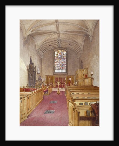 Rolls Chapel, Chancery Lane, London by John Crowther