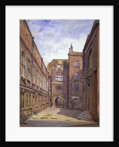 Hall and library, Sion College, London Wall, City of London by John Crowther