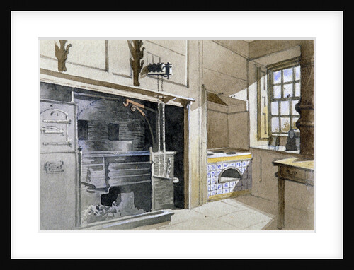 Kitchen range and Dutch oven, no 21 Austin Friars Street, City of London by John Crowther