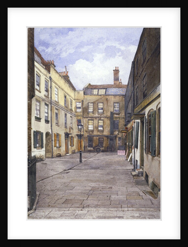 View of Johnson's Court, Fleet Street, London by John Crowther