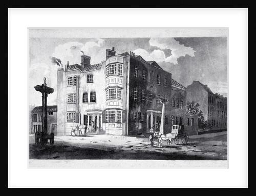 South-east view of Horns Tavern, Kennington, Lambeth, London by Anonymous