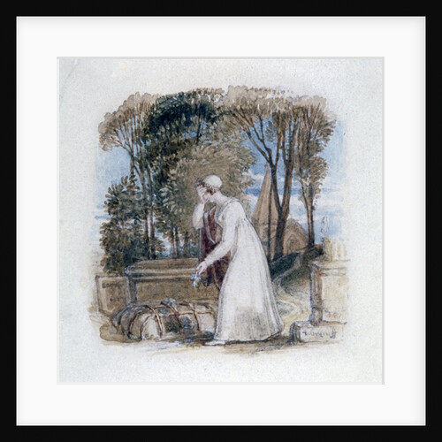 Constantia at the Grave of Theodosius by Thomas Uwins