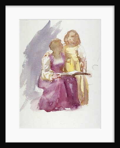 Seated Woman and a Young Girl by Anna Lea Merritt