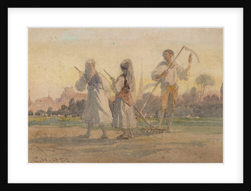 Franconian Peasants near Wurzburg by Carl Haag