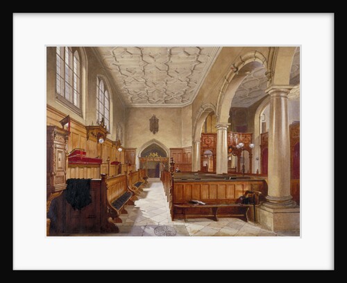 Interior of the chapel in Charterhouse, London by John Crowther
