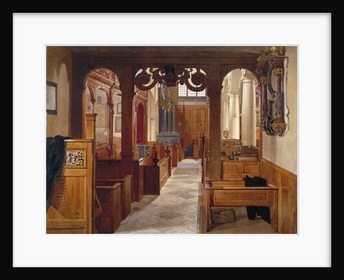 Interior of Charterhouse Chapel, London by John Crowther