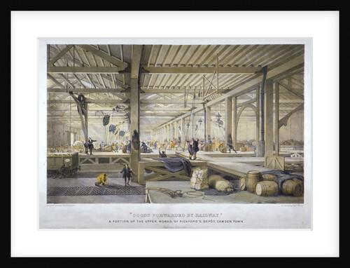 Goods forwarded by railway by Thomas Allom