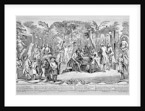 Scene at Spring Gardens, Vauxhall, London by M Ramano