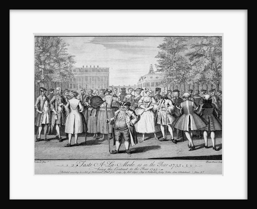 Taste a-la-mode as in the year 1735 - being the contrast to the year 1745 by Evan Davis