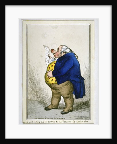 Just looking out for somthing [sic] to stay my stomach till dinner time by William Heath