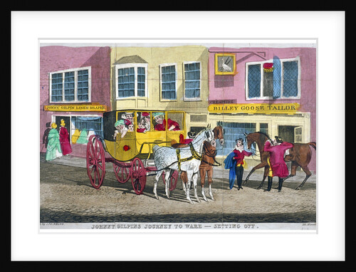 Johnny Gilpin's journey to Ware - setting off by Anonymous