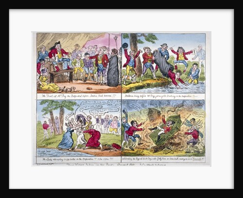 Four views taken in the parks by George Cruikshank