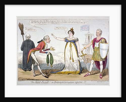 The secret insult! or bribery & corruption rejected!!! by Isaac Robert Cruikshank