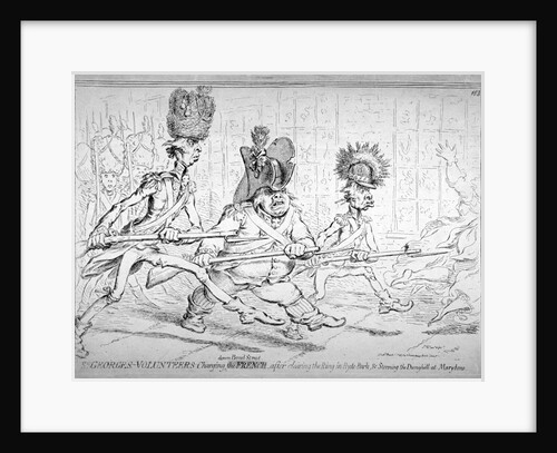 St George's Volunteers... by James Gillray