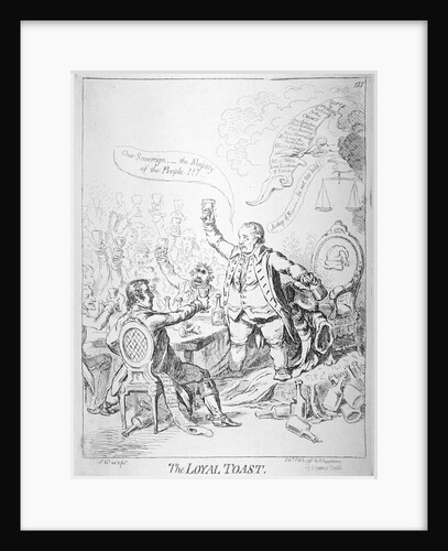 The loyal toast by James Gillray