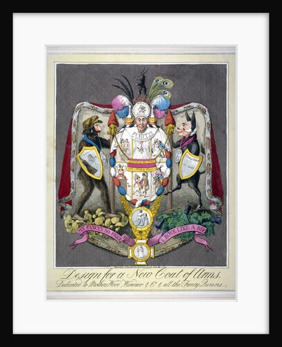 Design for a new coat of arms... by Anonymous