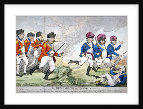 The grand review on Sydenham Common ... by Isaac Cruikshank