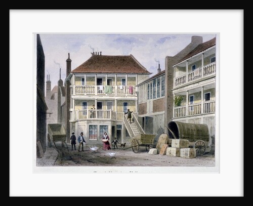 The French Horn Inn, Holborn, London by Thomas Hosmer Shepherd