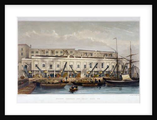 Brewer's Quay, Chester Quay and Galley Quay, Lower Thames Street, City of London by Thomas Hosmer Shepherd