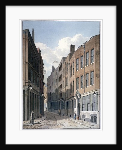 View of Bucklersbury, City of London by Anonymous