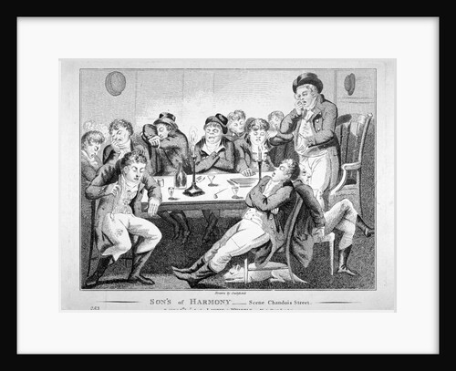 Son's of harmony - scene Chandois Street by Anonymous