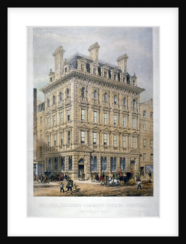 National Discount Company's offices, Cornhill, City of London by Day & Son