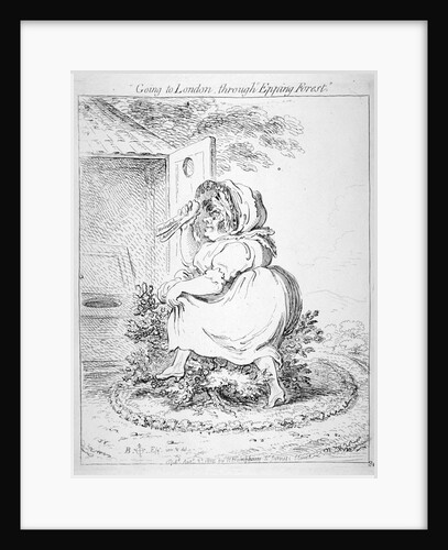 Going to London through 'Epping Forest' by James Gillray