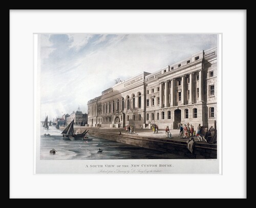 Custom House, City of London by Joseph Constantine Stadler