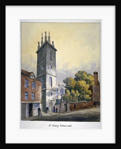 Church of St Mary Somerset, City of London by William Pearson