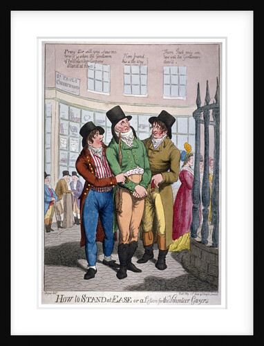 How to stand at ease, or a lesson for the Volunteer Gazers by Anonymous