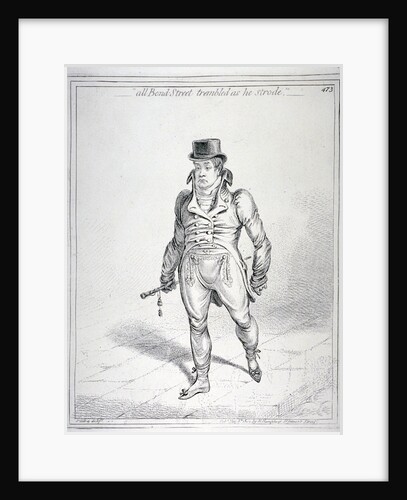 All Bond Street trembled as he strode by James Gillray