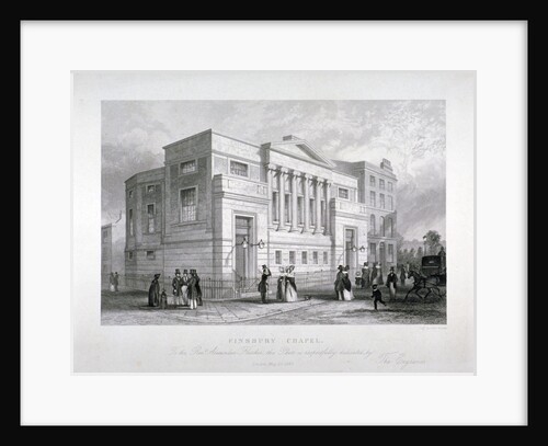 Finsbury Chapel, Blomfield Street, City of London by John Woods