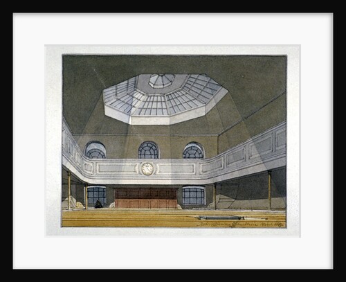 Interior view of the King's Weigh House, Eastcheap, City of London by Robert Blemmell Schnebbelie