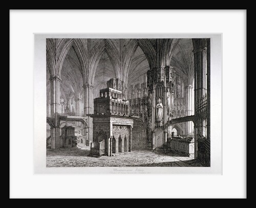 Interior of the Chapel of King Edward the Confessor, Westminster Abbey, London by John Coney