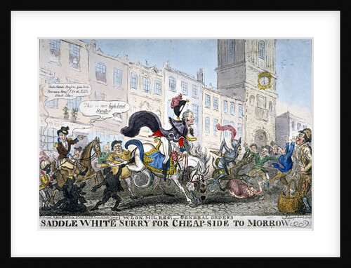 Saddle white Surry for Cheapside to Morrow by George Cruikshank