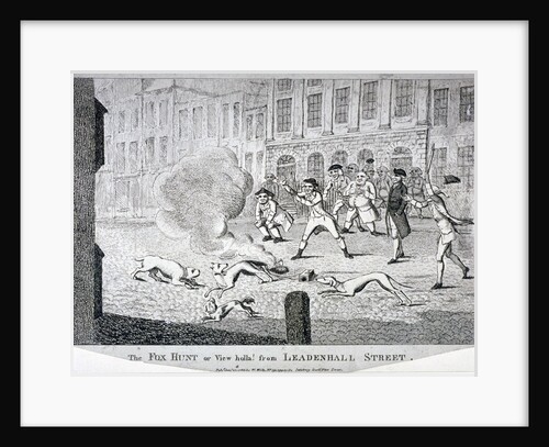 The fox hunt or view holla! from Leadenhall Street by Anonymous