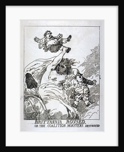 Brittannia roused or the Coalition Monsters Destroyed by Thomas Rowlandson