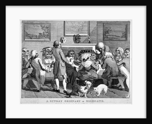 A Sunday ordinary at Highgate by Anonymous