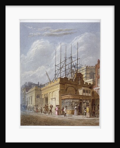 Demolition of the Church of St Dunstan in the West, Fleet Street, City of London by Anonymous