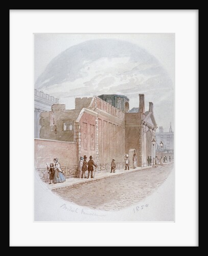 Part of a wall of the old British Museum, Bloomsbury, London by James Findlay