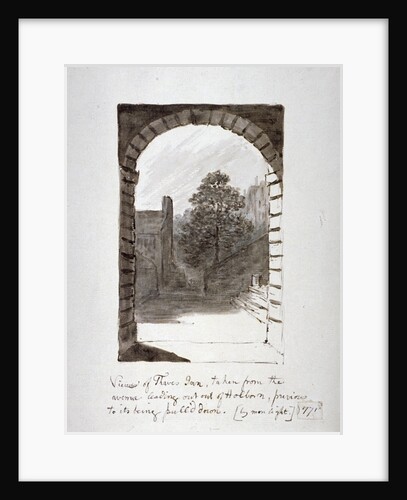 Thaves Inn' (ie Thavies' Inn), Holborn, London by John Carter