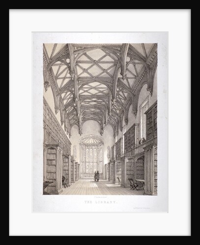 Interior view of the library, Lincoln's Inn, Holborn, London by Day & Haghe