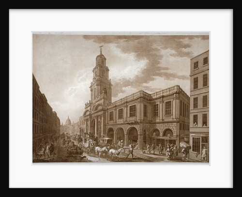 The Royal Exchange, City of London by Francesco Bartolozzi
