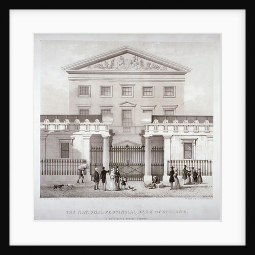 The National Provincial Bank at no 112 Bishopsgate Street, City of London by Anonymous