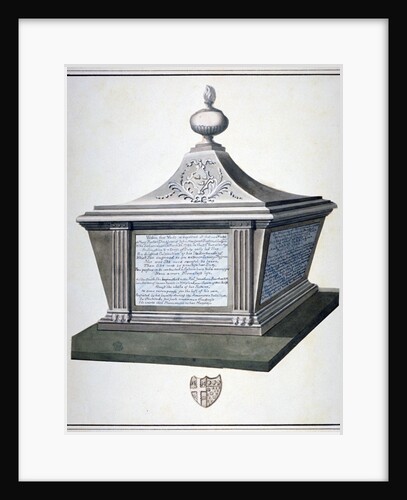 Monument to Mary Barton in the Church of St Mary, Paddington, London by Anonymous