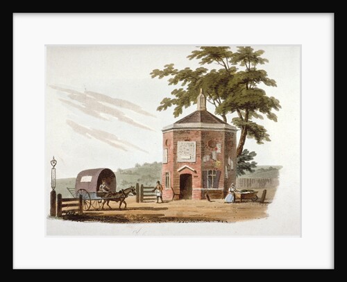 Tyburn turnpike, London by William Pickett