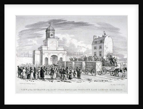 East India Docks, London by Vear